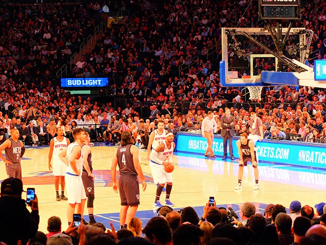 洛杉矶湖人队比赛